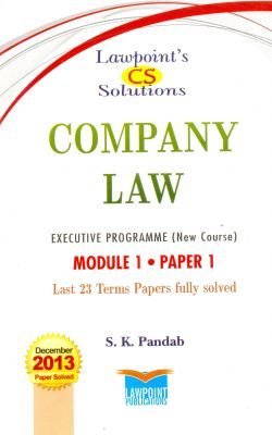[a41e8] ~Full^ !Download@ Lawpoint CS Solutions - Company Law - Module 1 - Paper 1 - S K Pandab !PDF%