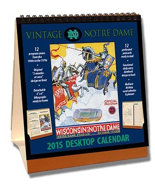 [eaeca] !Read! Notre Dame Fighting Irish 2015 Easel Desktop Vintage Football Calendar -  ^ePub^