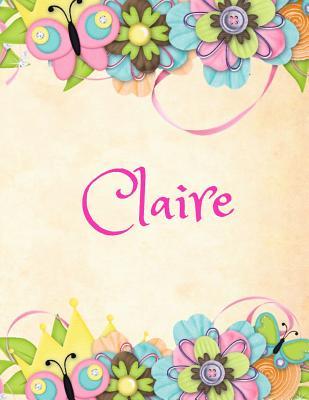 [85696] *Full% ^Download! Claire: Personalized Name Journal Composition Notebook - Jane April ~PDF%