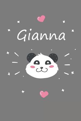 [f35ec] #F.u.l.l.~ %D.o.w.n.l.o.a.d! Gianna: A cute personalized panda notebook/ diary for girls and women, with 100 lined pages in 6x9 inch format. Personal Diary Personalized Journal Customized Journal -  ^ePub#