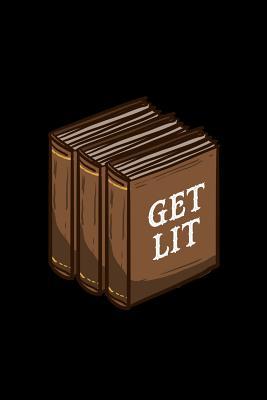 [6b450] ^Read~ ~Online^ Get Lit: Dot Grid Journal - Get Lit Cute Bookworm Reading Book Lover Gift - Black Dotted Diary, Planner, Gratitude, Writing, Travel, Goal, Bullet Notebook - 6x9 120 pages - Boredkoalas Book Journals ~e.P.u.b@