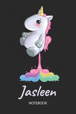 7676d] *D.o.w.n.l.o.a.d^ Jasleen - Notebook: Blank Ruled Personalized & Customized Name Rainbow Farting Unicorn School Notebook Journal for Girls & Women. Funny Unicorn Desk Accessories for Kindergarten, Primary, Back To School Supplies, Birthday & Christmas Gift for Women. -  @PDF#