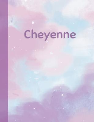 [431d4] !F.u.l.l.% %D.o.w.n.l.o.a.d@ Cheyenne: Personalized Composition Notebook - College Ruled (Lined) Exercise Book for School Notes, Assignments, Homework, Essay Writing. Pink Blue Purple Cover Art - Cloud Marble with Name -  %ePub~